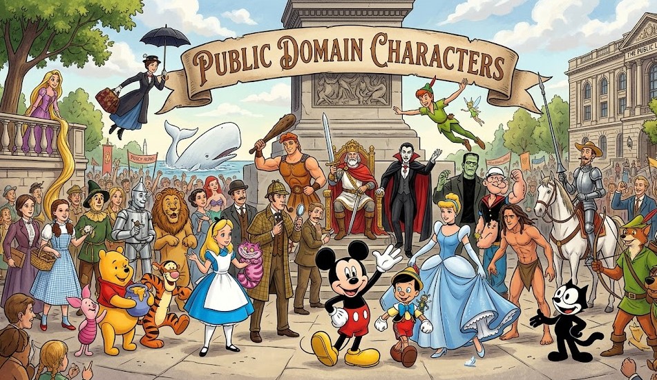 public domain characters